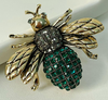Broche de Abelha Verde