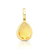 PINGENTE COM CRISTAL DE GOTA E FECHO