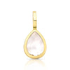 PINGENTE COM CRISTAL DE GOTA E FECHO