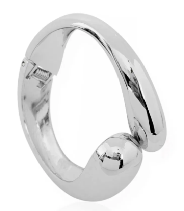 Bracelete prata Maxi Duo Gota