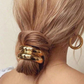 Elásticos de Cabelo Dourados de Metal