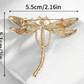 Broche de Libélula com Cristais