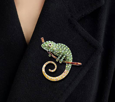 Broche de Camaleão
