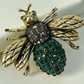 Broche  de Abelha Verde