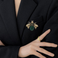 Broche  de Abelha Verde