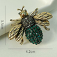 Broche  de Abelha Verde