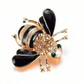 Broche de Abelha de Cristal