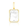 PINGENTE COM FECHO EM CRISTAL RETANGULAR