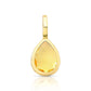 PINGENTE COM CRISTAL DE GOTA E FECHO