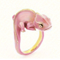 Anel de Camaleão Rosa