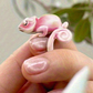 Anel de Camaleão Rosa