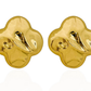 Brinco Dourado Inspiração Martelado