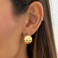 Brinco Dourado Argolinha Lisa