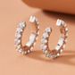 2 piercing  com decoração de strass