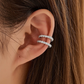 2 piercing  com decoração de strass