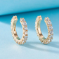 2 Piercing  com decoração de strass