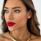 Colar Choker Dourado Minimalista