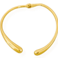 Colar Choker Dourado Minimalista