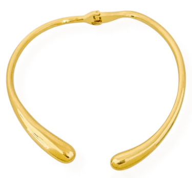 Colar Choker Dourado Minimalista