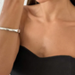 Bracelete  Prata Design Fino Liso