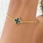 Pulseira Elos Ovais e Inspiração Vg. Preta